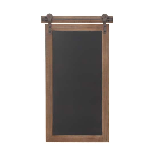 28" Brown Farmhouse Wood Wall Decor